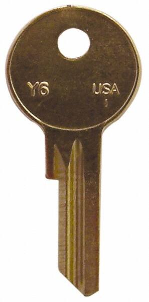 Yale Brass Key Blank MPN:Y6-BR