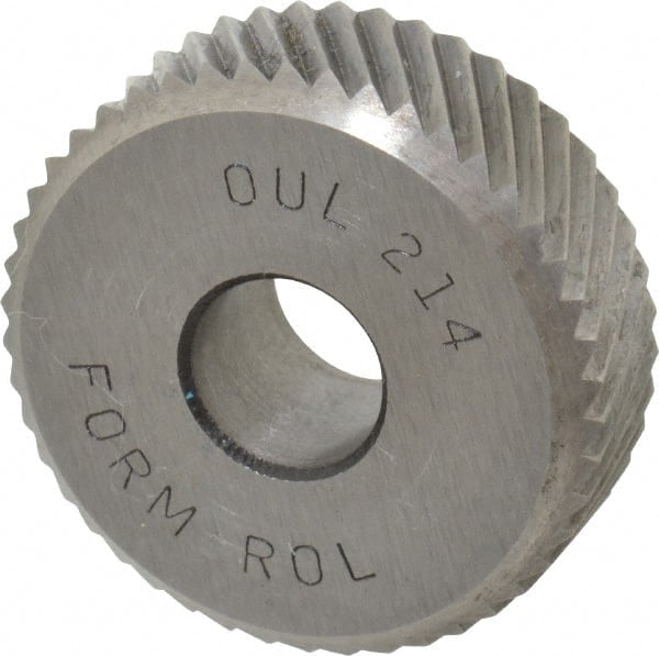 3/8 Inch Face Width, 1 Inch Diameter, High Speed Steel Knurl Wheel Set MPN:KD OU14