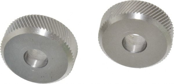 3/8 Inch Face Width, 1 Inch Diameter, High Speed Steel Knurl Wheel Set MPN:KD OU21