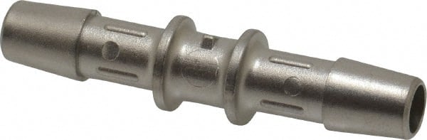 Barbed Tube Straight Coupler: 1/4