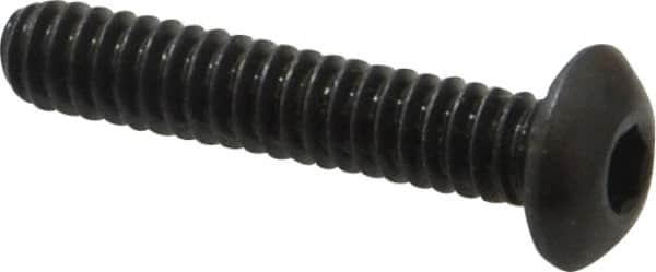 Button Socket Cap Screw: #10-24 x 1, Alloy Steel, Black Oxide Coated MPN:10C100KBC