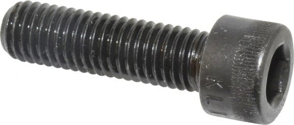 Socket Cap Screw: M10 x 1.5, 35 mm Length Under Head, Socket Cap Head, Hex Socket Drive, Alloy Steel, Black Oxide Finish MPN:.10C35KCS