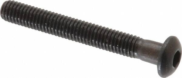 Button Socket Cap Screw: #10-32 x 1-1/2, Alloy Steel, Black Oxide Coated MPN:10F150KBC