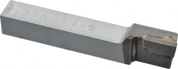 Single-Point Tool Bit: GR, Offset End Cutting, 1/2 x 1/2