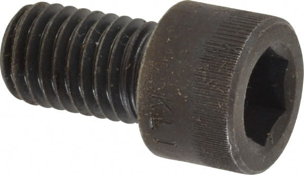 Socket Cap Screw: M12 x 1.75, 20 mm Length Under Head, Socket Cap Head, Hex Socket Drive, Alloy Steel, Black Oxide Finish MPN:.12C20KCS