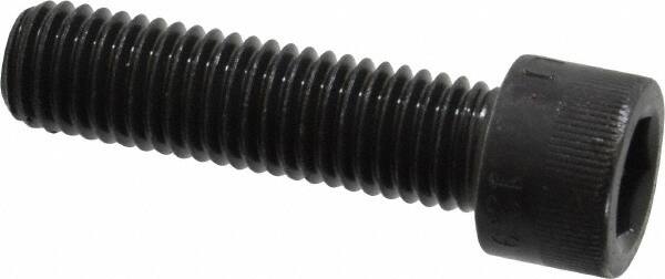 Socket Cap Screw: M12 x 1.75, 45 mm Length Under Head, Socket Cap Head, Hex Socket Drive, Alloy Steel, Black Oxide Finish MPN:.12C45KCS