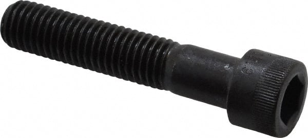 Socket Cap Screw: M12 x 1.75, 60 mm Length Under Head, Socket Cap Head, Hex Socket Drive, Alloy Steel, Black Oxide Finish MPN:.12C60KCS