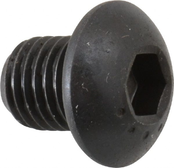 Button Socket Cap Screw: 5/16-24 x 3/8, Alloy Steel, Black Oxide Coated MPN:14350