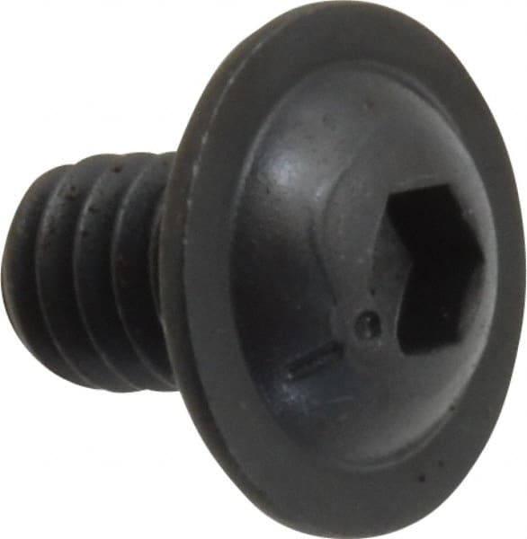 Button Socket Cap Screw: 1/4-20 x 3/8, Alloy Steel, Black Oxide Coated MPN:16474