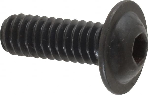 Button Socket Cap Screw: 1/4-20 x 3/4, Alloy Steel, Black Oxide Coated MPN:16480