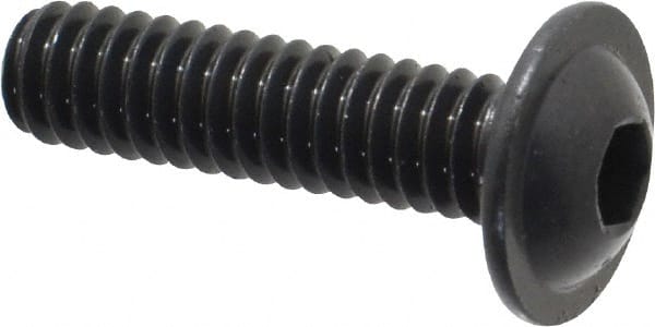 Button Socket Cap Screw: 1/4-20 x 1, Alloy Steel, Black Oxide Coated MPN:16483