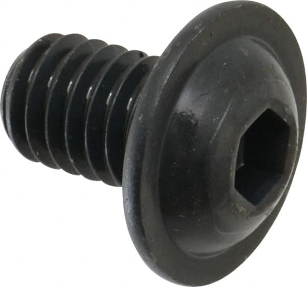 Button Socket Cap Screw: 5/16-18 x 1/2, Alloy Steel, Black Oxide Coated MPN:16489