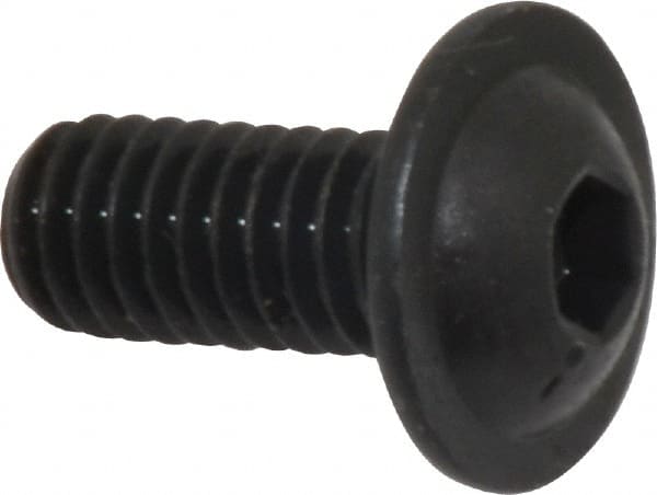 Button Socket Cap Screw: 5/16-18 x 3/4, Alloy Steel, Black Oxide Coated MPN:16495