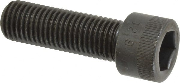 Socket Cap Screw: M16 x 2, 50 mm Length Under Head, Socket Cap Head, Hex Socket Drive, Alloy Steel, Black Oxide Finish MPN:.16C50KCS