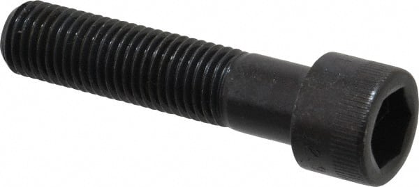 Socket Cap Screw: M16 x 2, 70 mm Length Under Head, Socket Cap Head, Hex Socket Drive, Alloy Steel, Black Oxide Finish MPN:.16C70KCS