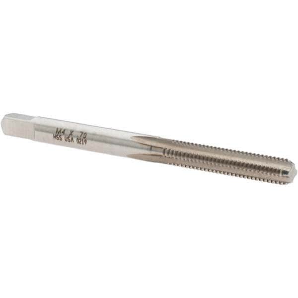 Straight Flutes Tap: Metric Coarse, 4 Flutes, Bottoming, High Speed Steel, Bright/Uncoated MPN:19231