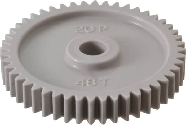 Spur Gear: 48 Teeth, 3/8