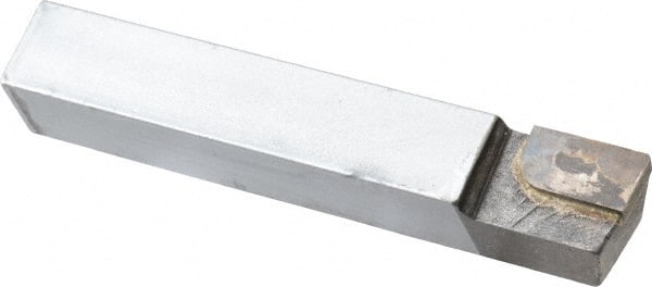 Single Point Tool Bit: 5/8'' Shank Width, 5/8'' Shank Height, C2 Solid Carbide Tipped, RH, AR, Square Shoulder Turning MPN:26