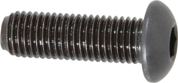 Button Socket Cap Screw: 5/16-24 x 1, Alloy Steel, Black Oxide Coated MPN:31F100KBC