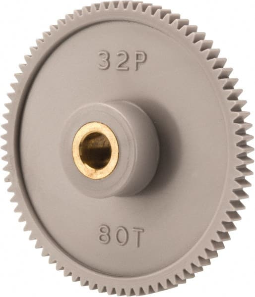 Spur Gear: 80 Teeth, 5/16