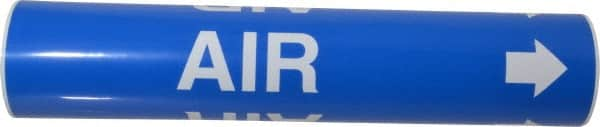 Pipe Marker with Air Legend and Arrow Graphic MPN:36955300