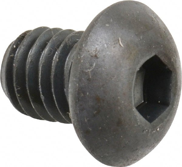 Button Socket Cap Screw: 3/8-16 x 1/2, Alloy Steel, Black Oxide Coated MPN:37C50KBC