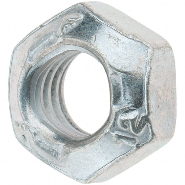 Hex Lock Nut: Distorted Thread, Grade 12 Steel, Cadmium Dichromate Finish MPN:41771