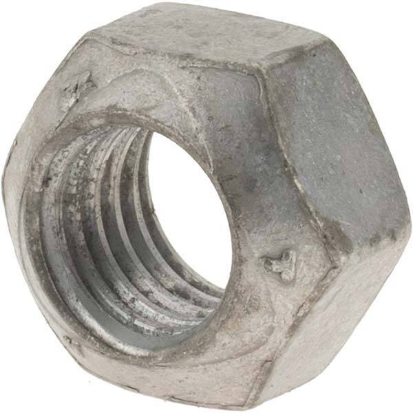 Hex Lock Nut: Distorted Thread, Grade 12 Steel, Cadmium Dichromate Finish MPN:41774