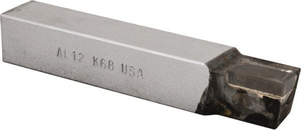 Single Point Tool Bit: 3/4'' Shank Width, 3/4'' Shank Height, K68 Solid Carbide Tipped, LH, AL, Square Shoulder Turning MPN:42771