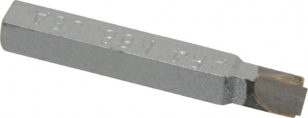 Single-Point Tool Bit: AR, Square Shoulder Turning, 1/4 x 1/4