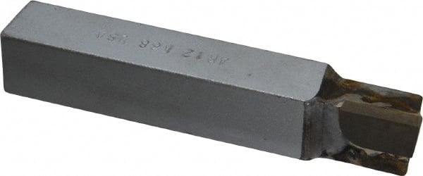 Single Point Tool Bit: 3/4'' Shank Width, 3/4'' Shank Height, K68 Solid Carbide Tipped, RH, AR, Square Shoulder Turning MPN:44476