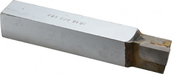 Single Point Tool Bit: 1'' Shank Width, 1'' Shank Height, K68 Solid Carbide Tipped, RH, AR, Square Shoulder Turning MPN:47012