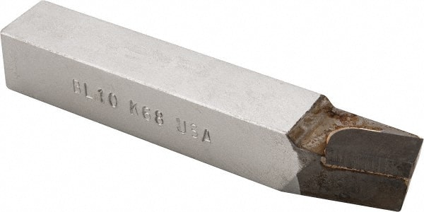 Single Point Tool Bit: 5/8'' Shank Width, 5/8'' Shank Height, K68 Solid Carbide Tipped, LH, BL, Lead Angle Turning MPN:47028