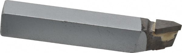 Single Point Tool Bit: 3/8'' Shank Width, 3/8'' Shank Height, K68 Solid Carbide Tipped, RH, ER, Offset Threading MPN:47054