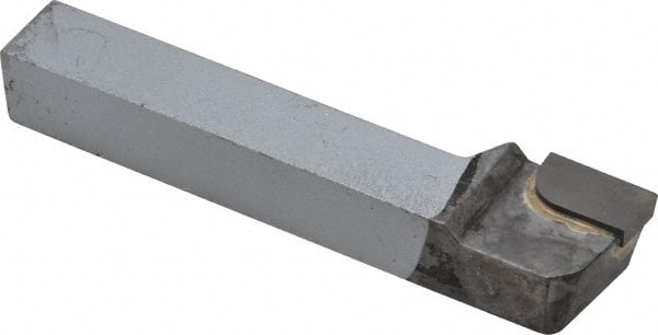 Single-Point Tool Bit: GR, Offset End Cutting, 1/2 x 1/2