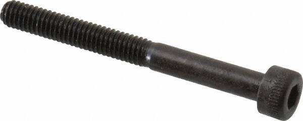 Socket Cap Screw: M4 x 0.7, 40 mm Length Under Head, Socket Cap Head, Hex Socket Drive, Alloy Steel, Black Oxide Finish MPN:.4C40KCS