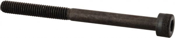 Socket Cap Screw: M4 x 0.7, 50 mm Length Under Head, Socket Cap Head, Hex Socket Drive, Alloy Steel, Black Oxide Finish MPN:.4C50KCS