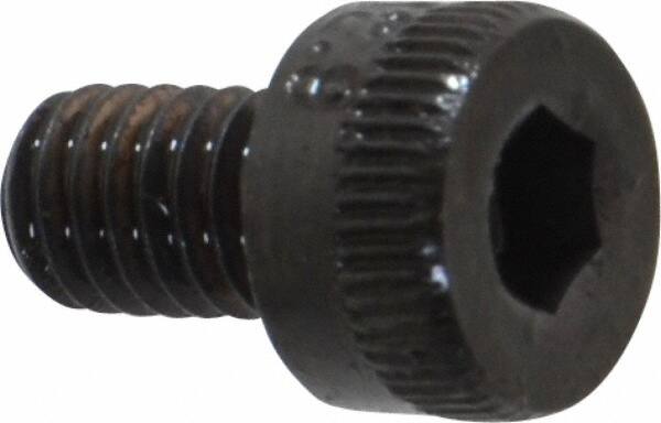 Socket Cap Screw: M4 x 0.7, 6 mm Length Under Head, Socket Cap Head, Hex Socket Drive, Alloy Steel, Black Oxide Finish MPN:.4C6KCS