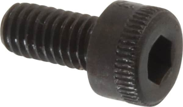 Socket Cap Screw: M4 x 0.7, 8 mm Length Under Head, Socket Cap Head, Hex Socket Drive, Alloy Steel, Black Oxide Finish MPN:.4C8KCS