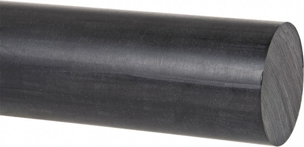 Plastic Rod: Polyphenylene Oxide (Noryl), 1' Long, 1-1/4