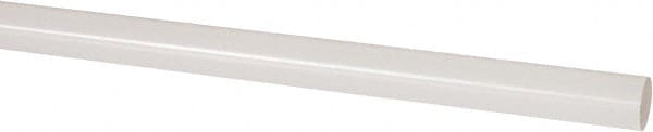 Plastic Rod: Polyvinylidene Fluoride, 8' Long, 1/2