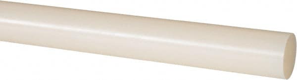 Plastic Rod: Polyvinylidene Fluoride, 8' Long, 1