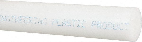 Plastic Rod: Acetal, 8' Long, 1/2