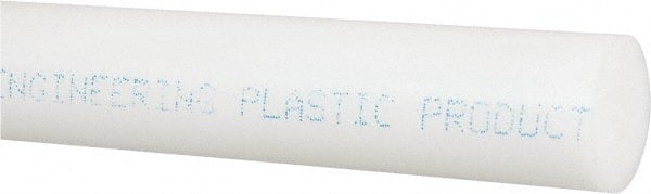 Plastic Rod: Acetal, 8' Long, 1-1/2