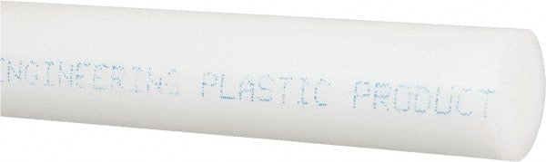 Plastic Rod: Acetal, 1' Long, 1-1/2