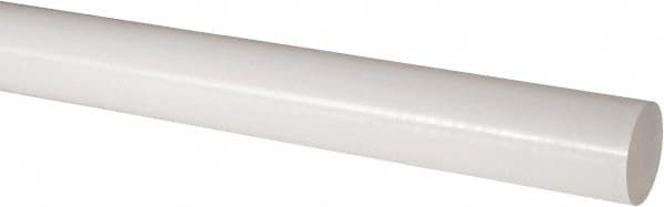 Plastic Rod: Acetal, 4' Long, 2-1/4