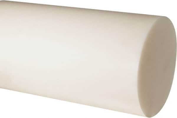 Plastic Rod: Nylon 6 & 6, 2' Long, 6