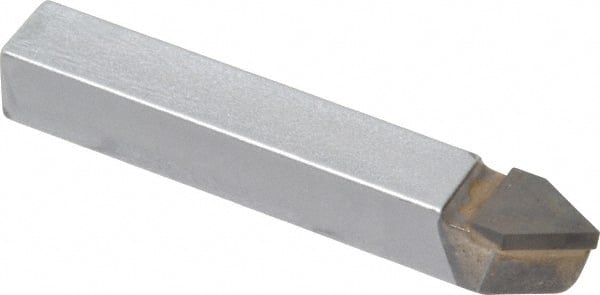 Single-Point Tool Bit: E, Threading Tool, 3/8 x 3/8