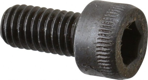 Socket Cap Screw: M6 x 1, 12 mm Length Under Head, Socket Cap Head, Hex Socket Drive, Alloy Steel, Black Oxide Finish MPN:.6C12KCS