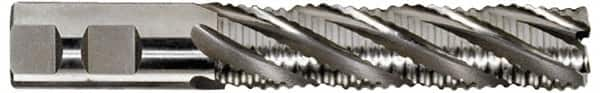 Square End Mill: 1/2'' Dia, 1-1/4'' LOC, 1/2'' Shank Dia, 3-1/4'' OAL, 4 Flutes, Vanadium High Speed Steel MPN:93629